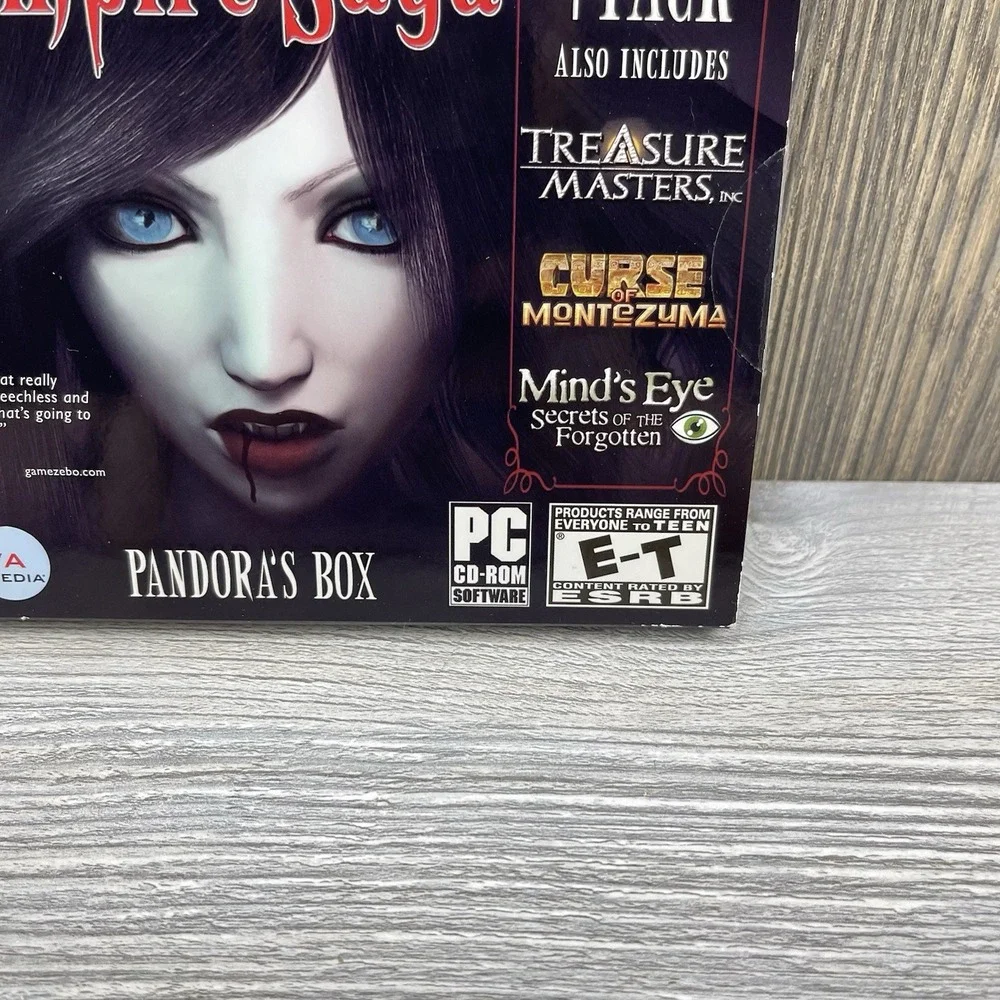 Vampire Saga Pandora's Box, Treasure Master And More Windows PC Cd Rom Games New